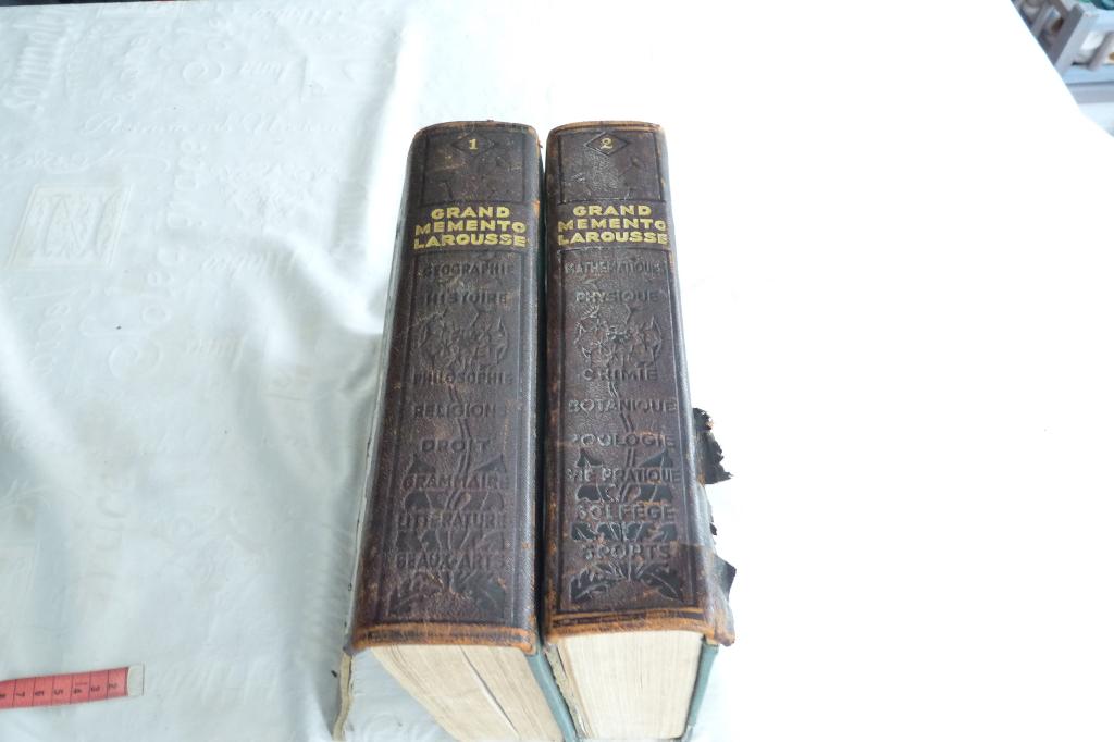 grand memento encyclopédique larousse en 2 volumes, Enlèvement, Utilisé