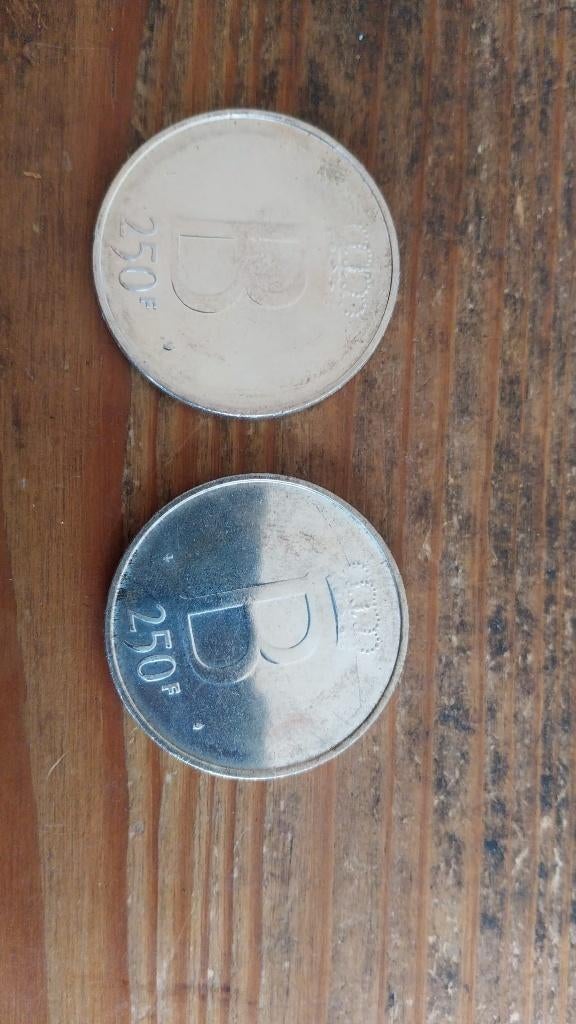 2 zilveren munten Boudewijn 1976, Zilver, Ophalen of Verzenden, Losse munt, Zilver