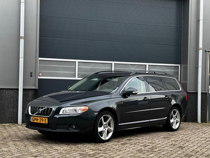 Volvo V70 3.0 T6 AWD Momentum bj.2009 Navi|Autom|Leder., Autos, Volvo, V70, 4x4, ABS, Airbags, Ordinateur de bord, Verrouillage central