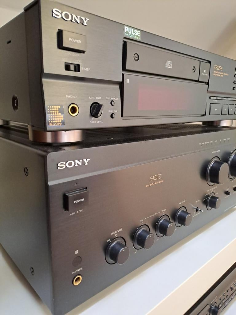 Sony FA 5 ES & CD 222 ES in zeer mooie staat !!, Audio, Tv en Foto, Stereoketens, Ophalen, Sony
