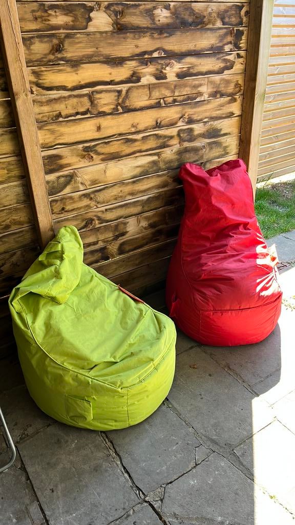 Zitzakken hervulbaar, Huis en Inrichting, Zitzakken, Ophalen, Gebruikt