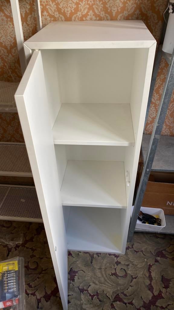 Etagere blanche avec porte, Maison & Meubles, Enlèvement, Comme neuf