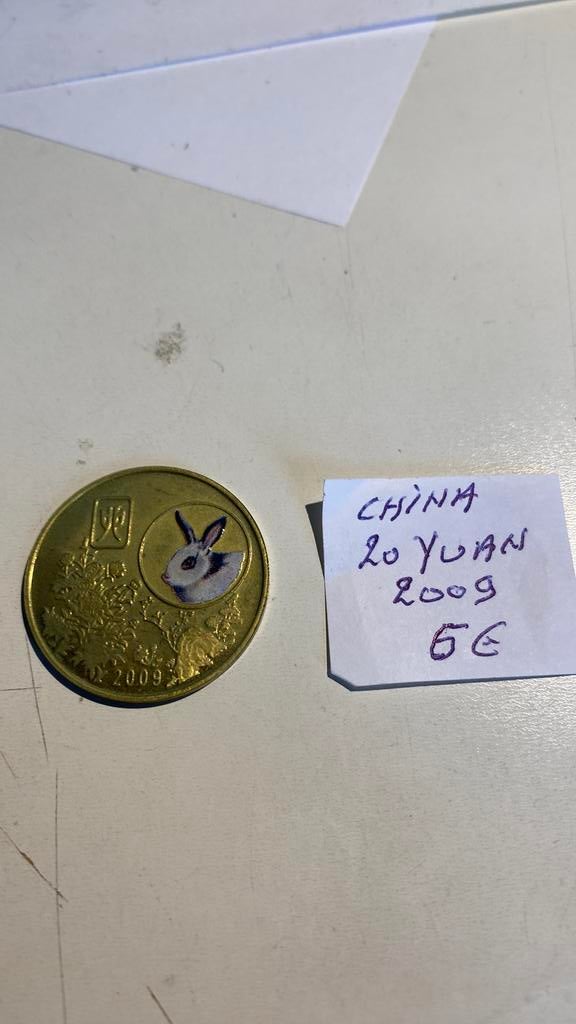 Munt China, Verzamelen, Winkelwagenmuntjes, Verzenden