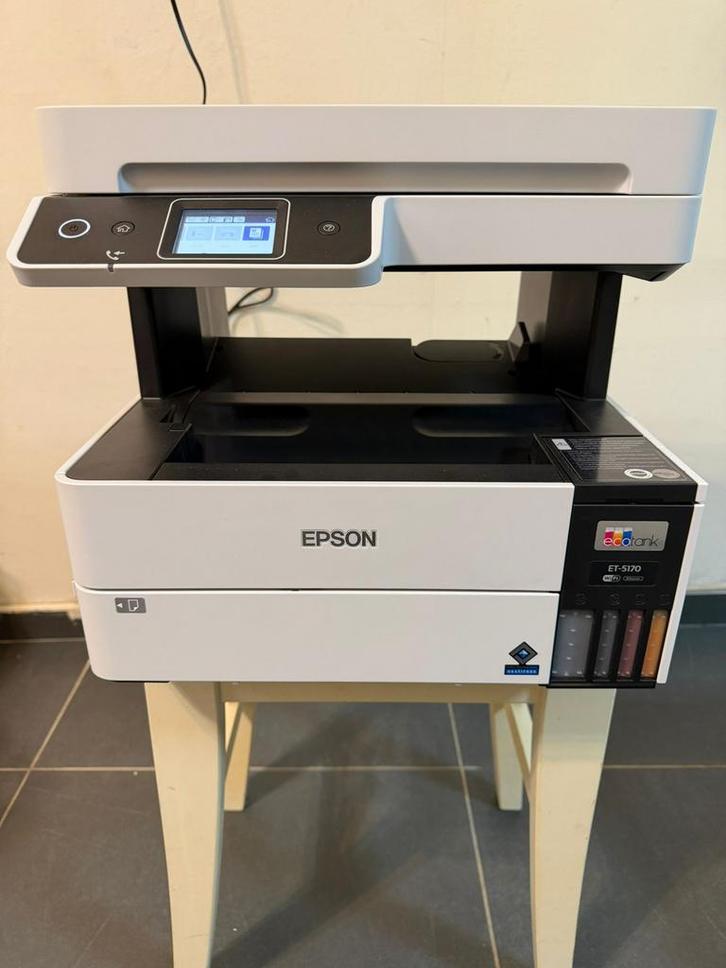 Epson EcoTank ET-5170 | 4-in-1 Business Pro, Informatique & Logiciels, Imprimantes, Comme neuf, Imprimante, Imprimante à jet d'encre