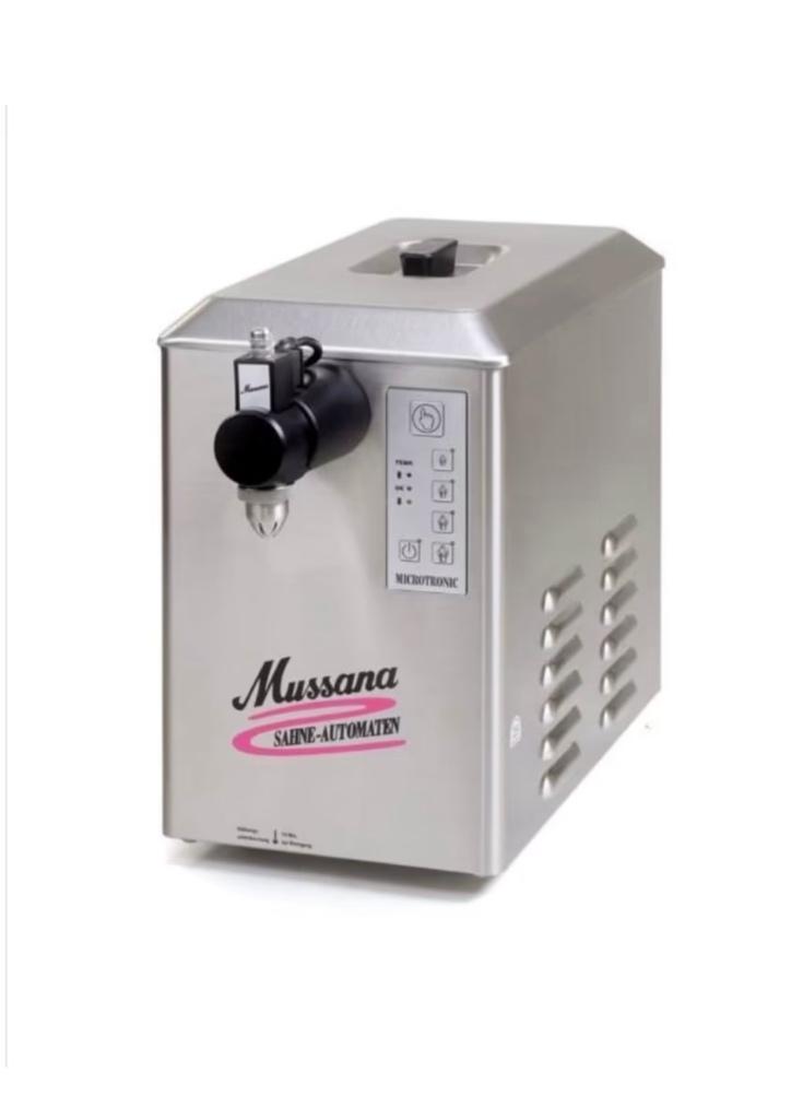 Slagroommachine Mussana, Ophalen