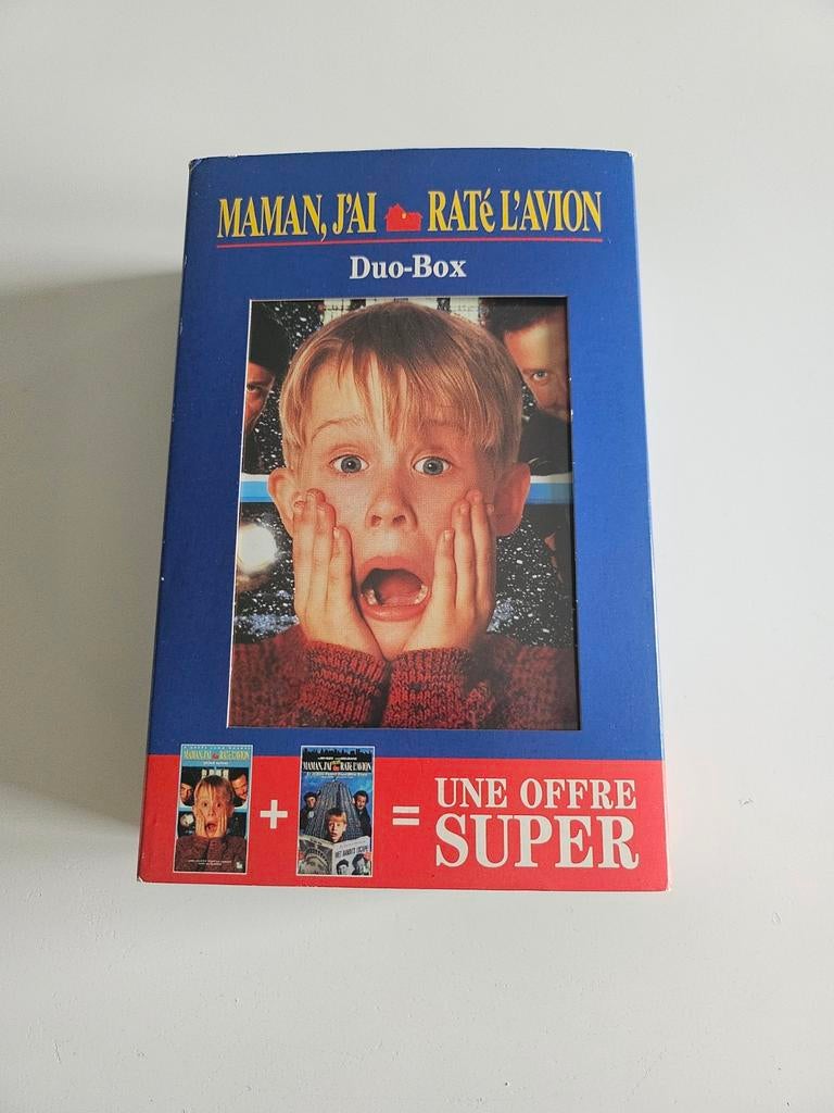 Duo Box VHS : Maman j'ai raté l'avion "Home Alone", Collections, Enlèvement ou Envoi