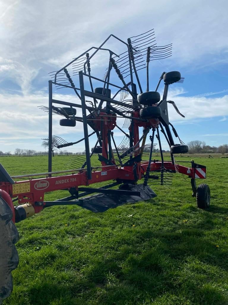vicon andex 784 dubbele hark, Ophalen, Akkerbouw