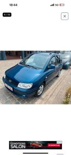 Hyundai mateix leer, airco en 98500 km, Auto's, Hyundai, Matrix, Monovolume, Zwart, 1600 cc