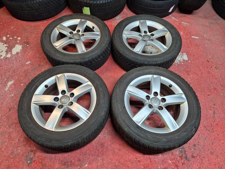 Jantes origine Audi 16" kit hiver A3 205/55/16 5x112, Autos : Pièces & Accessoires, Autres pièces automobiles, Audi, Seat, Utilisé
