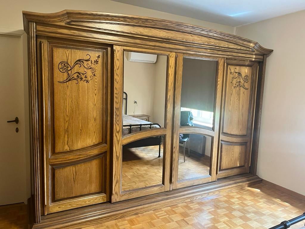 Volledige slaapkamerset Franse Eik (zonder bed), Huis en Inrichting, Slaapkamer | Complete slaapkamers, Ophalen