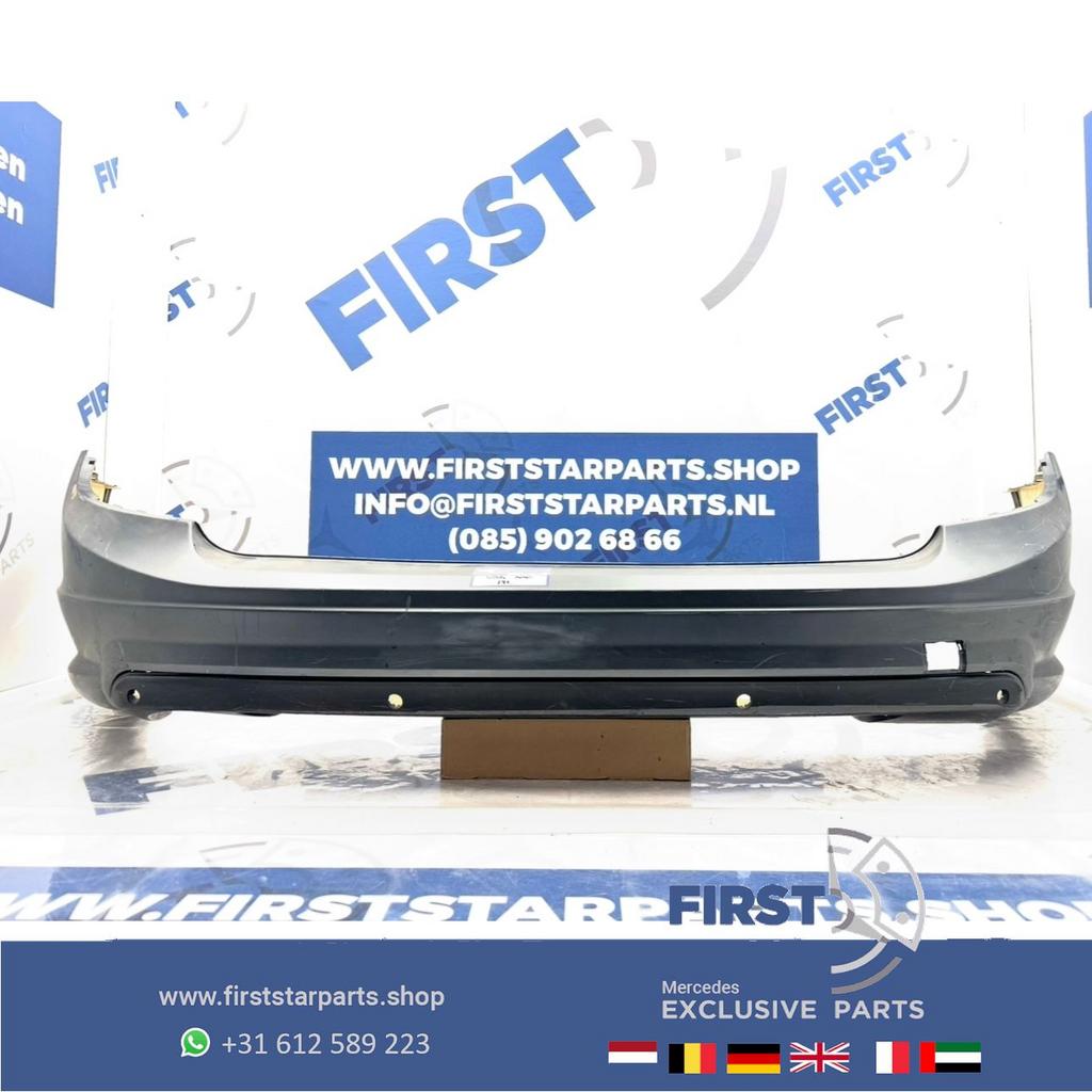 S204 W204 AMG ACHTERBUMPER + DIFFUSER Mercedes C Klasse W204, Arrière, -, Enlèvement ou Envoi, Pare-chocs