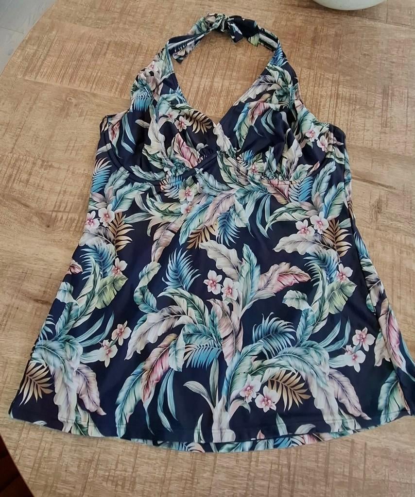 Débardeur Tankini 44 C et pantalon de taille moyenne, Enlèvement ou Envoi, Bleu, Autres types