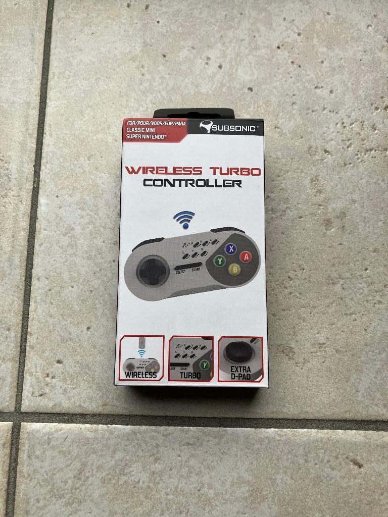 Wireless turbo controller voor classic mini + super nintendo, Consoles de jeu & Jeux vidéo, Consoles de jeu | Nintendo Super NES