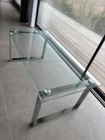 Table de salon en verre, Moins de 50 cm, 50 à 100 cm, Comme neuf, Verre