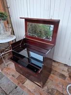 Armoire à liqueur de bar de luxe art déco en acajou antique, Enlèvement