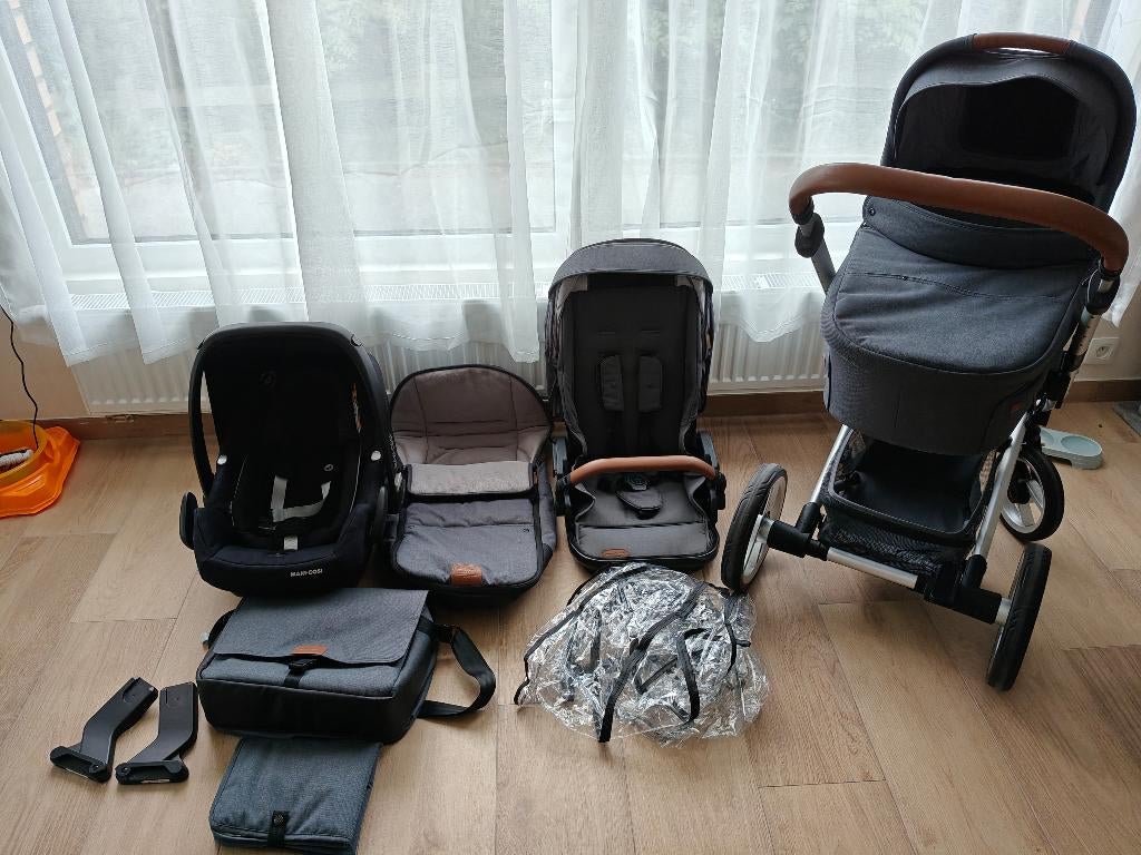 Kinderwagen / buggy 3in1 musty Nio, Kinderen en Baby's, Kinderwagens en Combinaties, Ophalen, Gebruikt, Combiwagen, Mutsy
