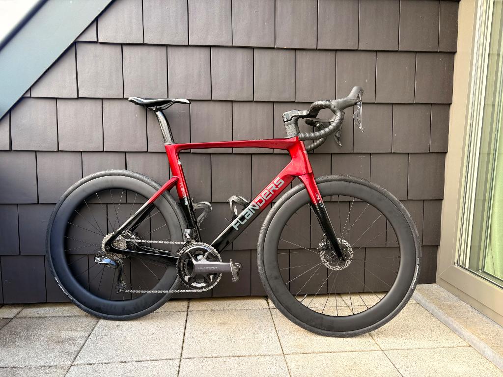 Flanders RS PRO 2.0 Ultegra di2 - 56, Fietsen en Brommers, Fietsen | Racefietsen, Zo goed als nieuw, Heren, Overige merken, Meer dan 20 versnellingen