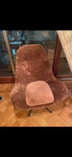 Vintage bruine zetels in velours, Maison & Meubles, Enlèvement, Comme neuf, Une personne