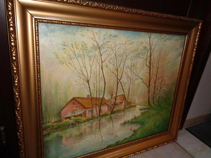 F. v.d. Broucke (1884) - Belle peinture - Voir BENEZIT, ARTO, Antiquités & Art, Art | Peinture | Classique, Enlèvement ou Envoi