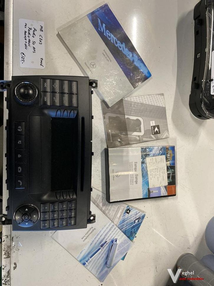 Mercedes C203  sw 2006  Audio 50 APS, Auto-onderdelen, Dashboard en Schakelaars, Gebruikt, Ophalen of Verzenden