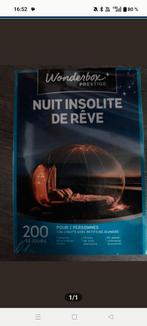 Wonderbox Nuit insolite, Enlèvement