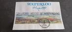 Waterloo Battle 1815-1990 stempel op kaart, Postzegels en Munten, Ophalen of Verzenden