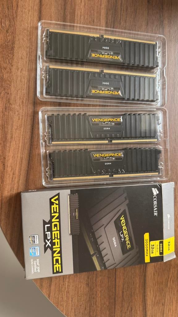 DDR4 RAM 32gb (4x8gb) 3000mhz, Enlèvement