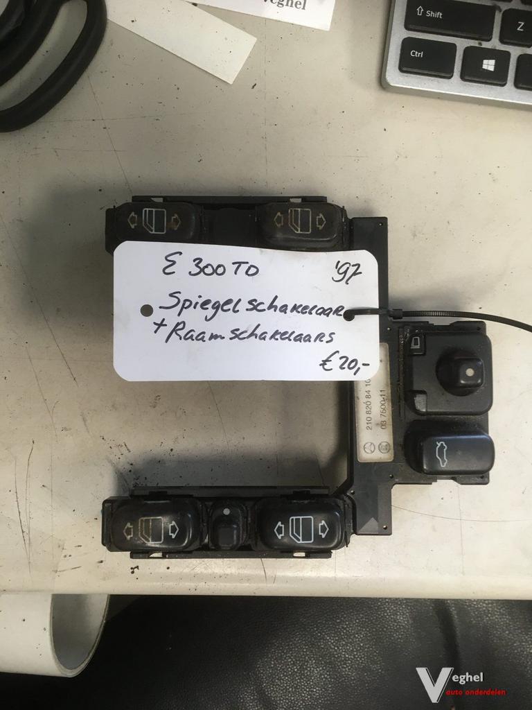 Mercedes E 300td raam en spiegel bediening  1997, -, Utilisé, -, -