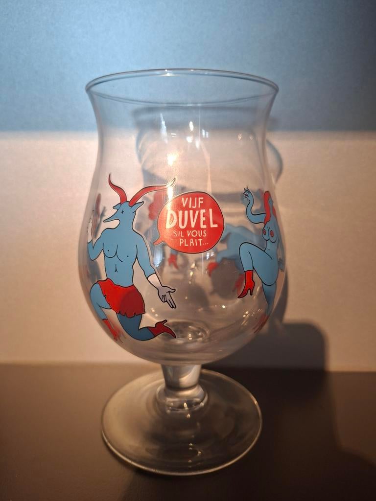 Intérieur bleu Piet Parra en verre Duvel, Collections, Enlèvement ou Envoi, Duvel