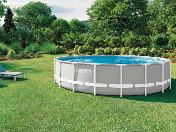 Piscine hors sol INTEX Pris Frame premium 610 x 132cm, Jardin & Terrasse, Piscines, Utilisé, Piscines hors sol, 120 cm ou plus