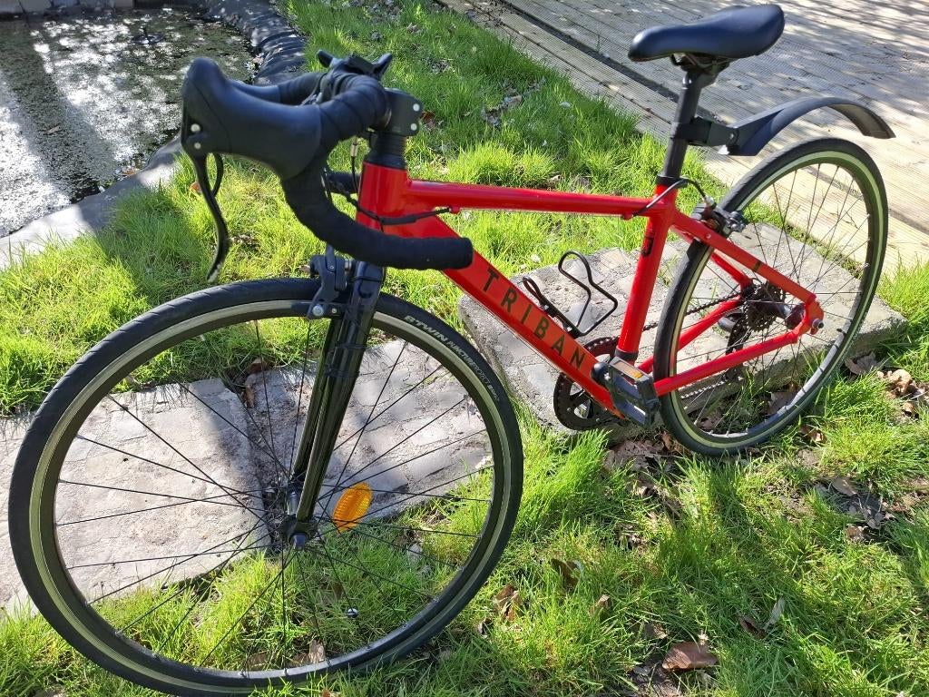 Racefiets voor kinderen (9-12 jaar), Ophalen, Gebruikt, 20 inch of meer, Triban