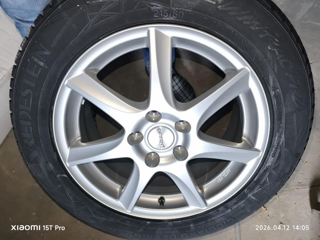 Winterbanden met velg R17 NIEUW, Ophalen, 215 mm, Nieuw, 17 inch