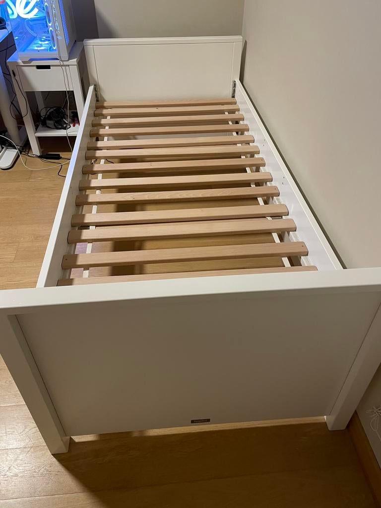 Bed 90 x 200 cm - Bopita - nieuwprijs vandaag  300 eur, 85 tot 100 cm, Zo goed als nieuw, 180 cm of meer, Ophalen