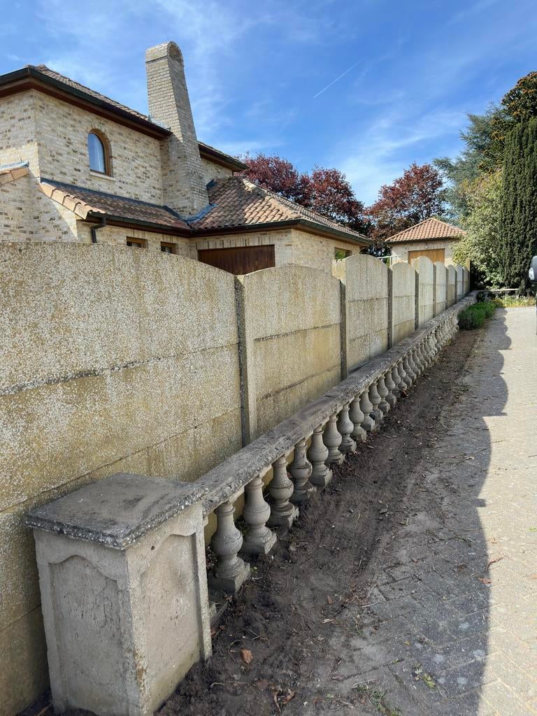Betonnen sierpaaltjes (100 stuks), Tuin en Terras, Ophalen, Zo goed als nieuw