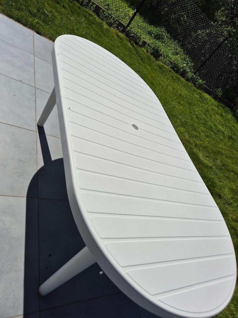Table de jardin ovale, Enlèvement, Utilisé, Ovale, Plastique