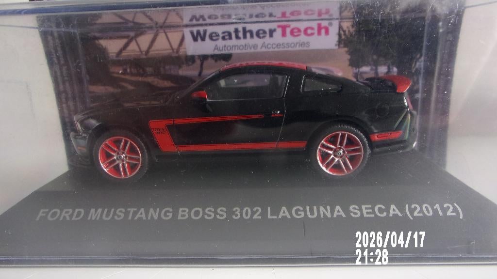 FORD MUSTANG BOSS 302 "LAGUNA SECA" 2012  1/43 NEUVE SCELLEE, Ophalen of Verzenden, Nieuw, Auto, Overige merken