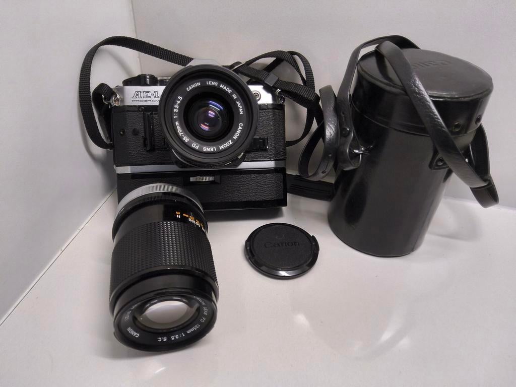 Canon AE1 Program Camera, TV, Hi-fi & Vidéo, Appareils photo analogiques, Enlèvement ou Envoi, Utilisé, Reflex miroir, Canon