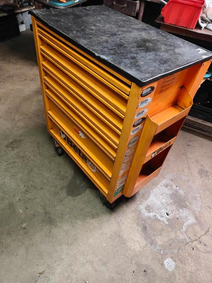 Beta Gereedschapswagen met gereedschap, Bricolage & Construction, Boîtes à outils, Remplie, Enlèvement ou Envoi