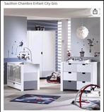 Lit et commode enfant Sauthon easy model city, Ophalen, Zo goed als nieuw, Meisje