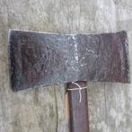 Antieke Franse Steenbijl Vlecht, Ophalen of Verzenden, Gebruikt