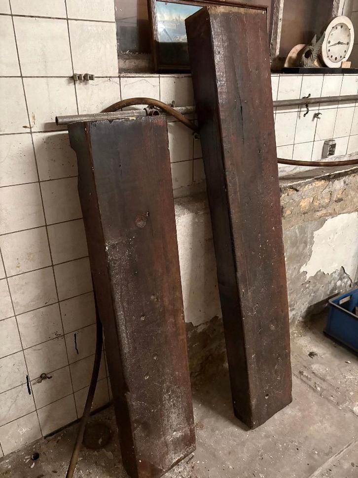 balken massief eik, Bricolage & Construction, Bois & Planches, Chêne, Enlèvement