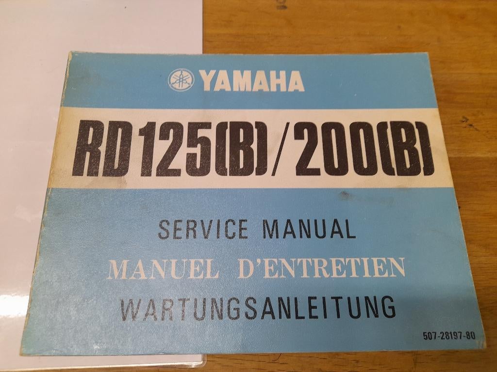 ancien manuel entretien yamaha rd125/200, Motos, Modes d'emploi & Notices d'utilisation, Yamaha, Envoi