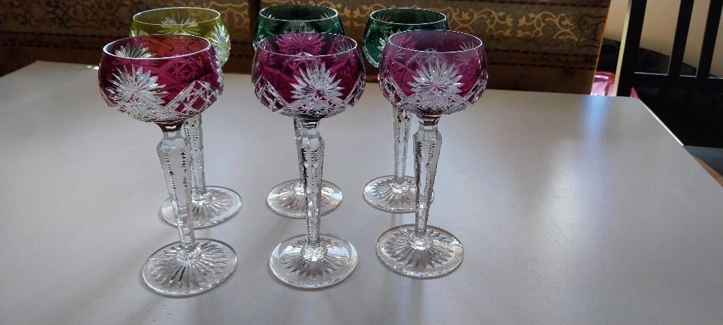 Verres val saint lambert, Antiquités & Art, Antiquités | Verre & Cristal, Enlèvement