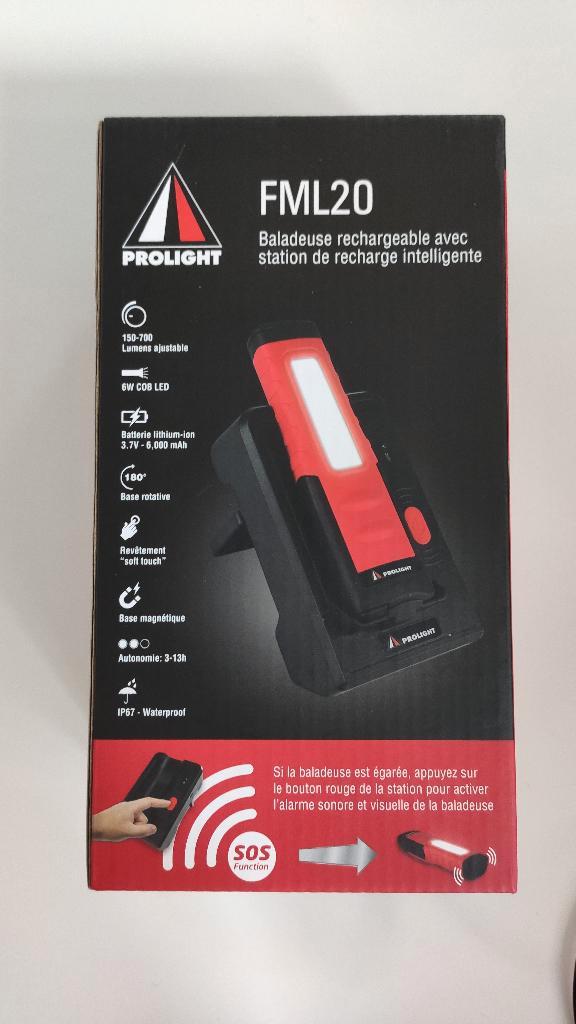 Baladeuse professionnelle rechargeable (2x, lot/séparément), Bricolage & Construction, Éclairage de chantier, Neuf, Lampe, Moins de 50 watts