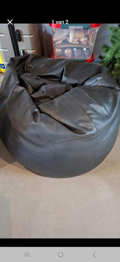 Poef 10 euro, Ophalen, Zo goed als nieuw, Rond, Stof