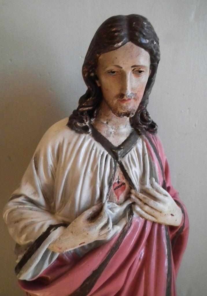 LOT DE 3 STATUES RELIGIEUSES, Antiquités & Art, Antiquités | Objets religieux, Enlèvement ou Envoi