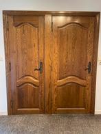 Eiken binnendeuren, Doe-het-zelf en Bouw, Ophalen, Gebruikt, Binnendeur, 200 tot 215 cm