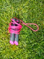 Corde à sauter rose transparente avec poignées noires - Domy, Enlèvement ou Envoi, Corde à sauter, Comme neuf