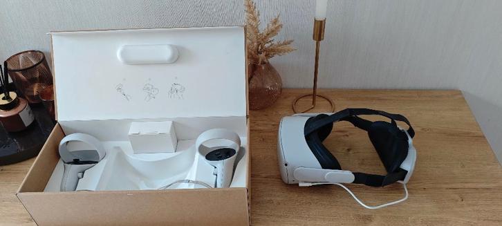 Meta Quest 2 (128 GB), Games en Spelcomputers, Virtual Reality, Zo goed als nieuw, Overige platformen, VR-bril, Ophalen of Verzenden