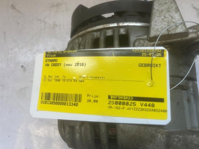 Dynamo d'un Volkswagen Caddy, Volkswagen, -, 3 mois de garantie, Utilisé